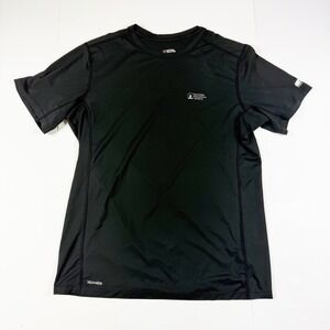 Eastern Mountain Sports Ascent Techwick Short Sleeve Shirt Black Large